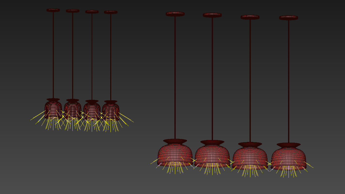Ronde Pendant Light By Oliver Schick 3D model_10