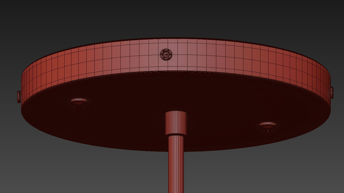 Ronde Pendant Light By Oliver Schick 3D model_7