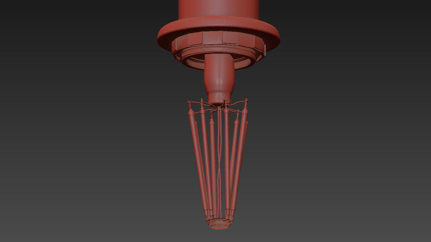 Ronde Pendant Light By Oliver Schick 3D model_4