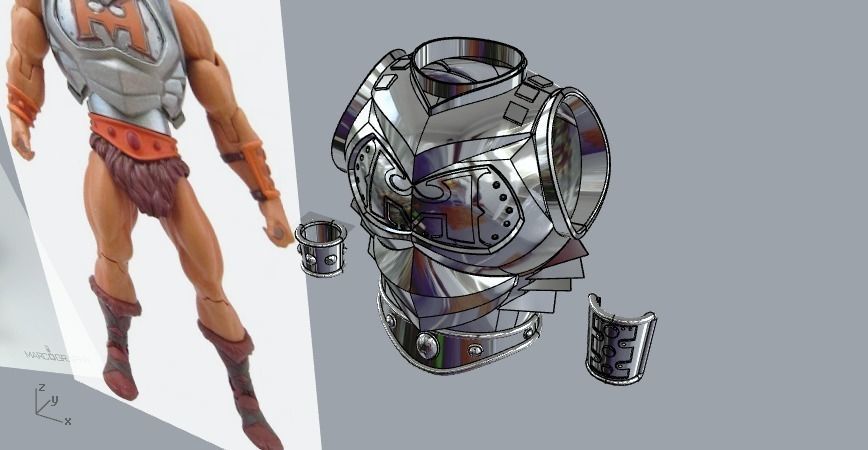 He-Man Battle armor real life scale 3D print model_5