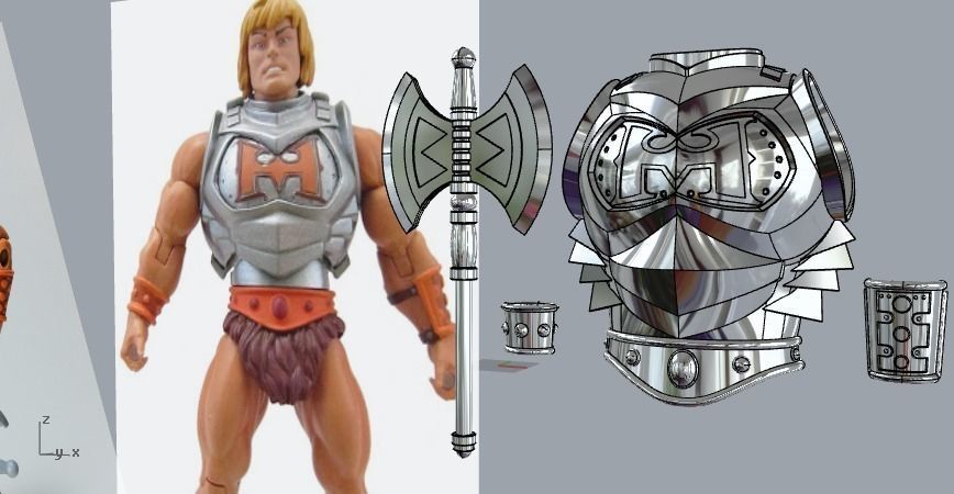 He-Man Battle armor real life scale 3D print model_7