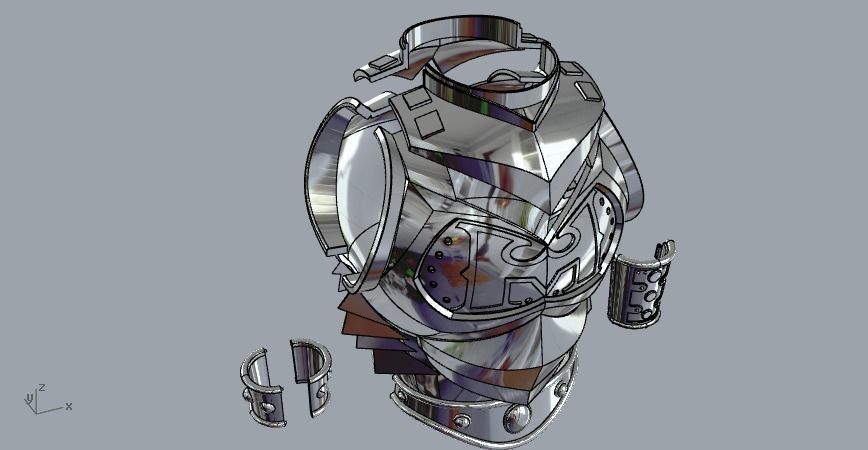 He-Man Battle armor real life scale 3D print model_2