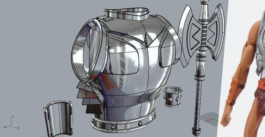 He-Man Battle armor real life scale 3D print model_6