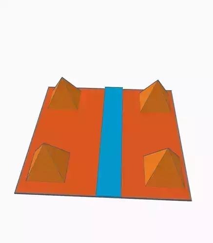 Desert three pyramids