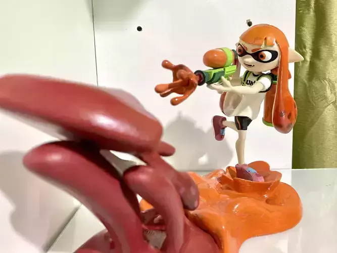 INKLING GIRL SPLATOON 3D MODEL 3D print model