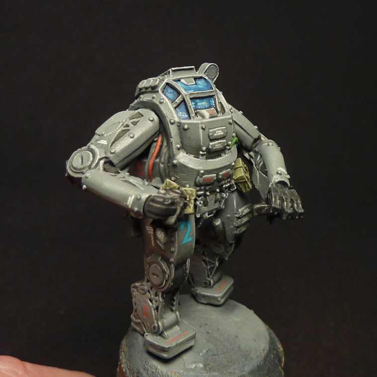 Armour group of toy soldiers with guns 3D print model_3