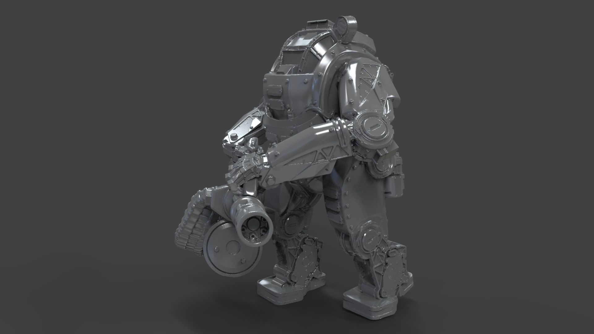 Armour group of toy soldiers with guns 3D print model_5