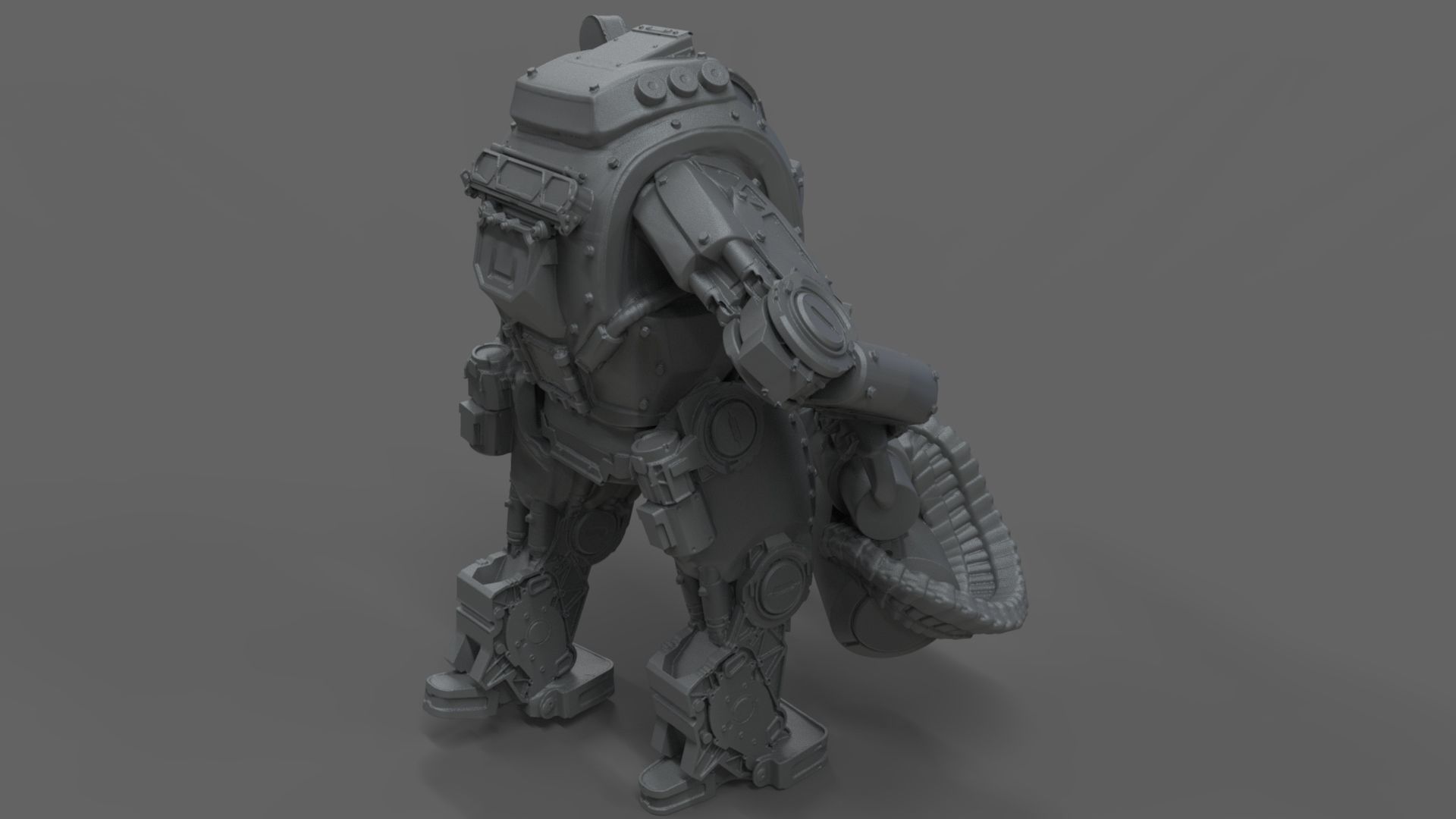 Armour group of toy soldiers with guns 3D print model_8