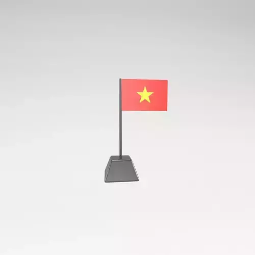 Cartoon Vietnam Flag v1 001