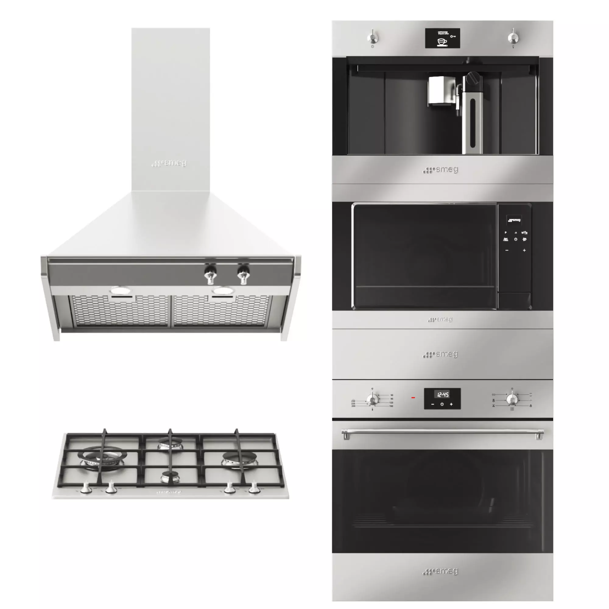 Smeg classica 3D model_0