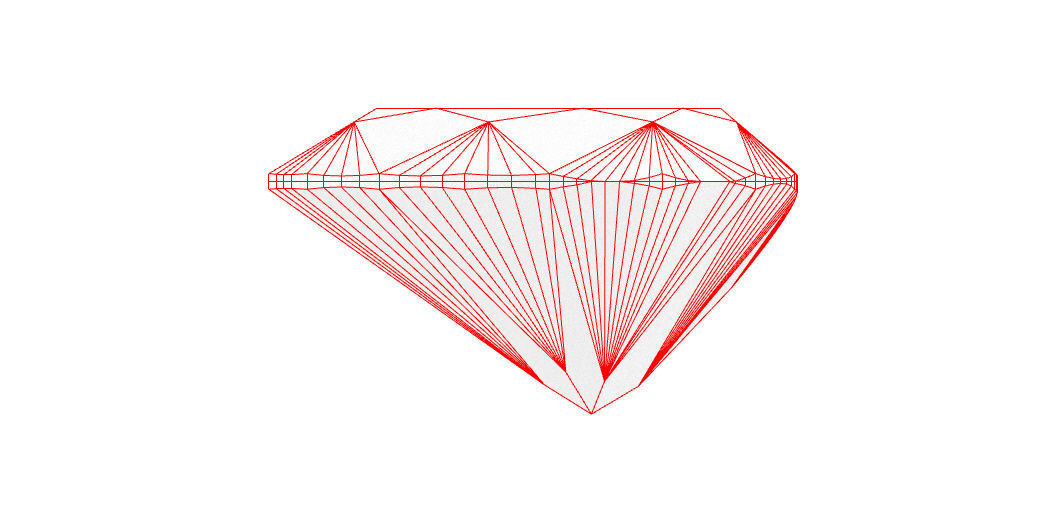 Diamond - Heart 3D print model_8