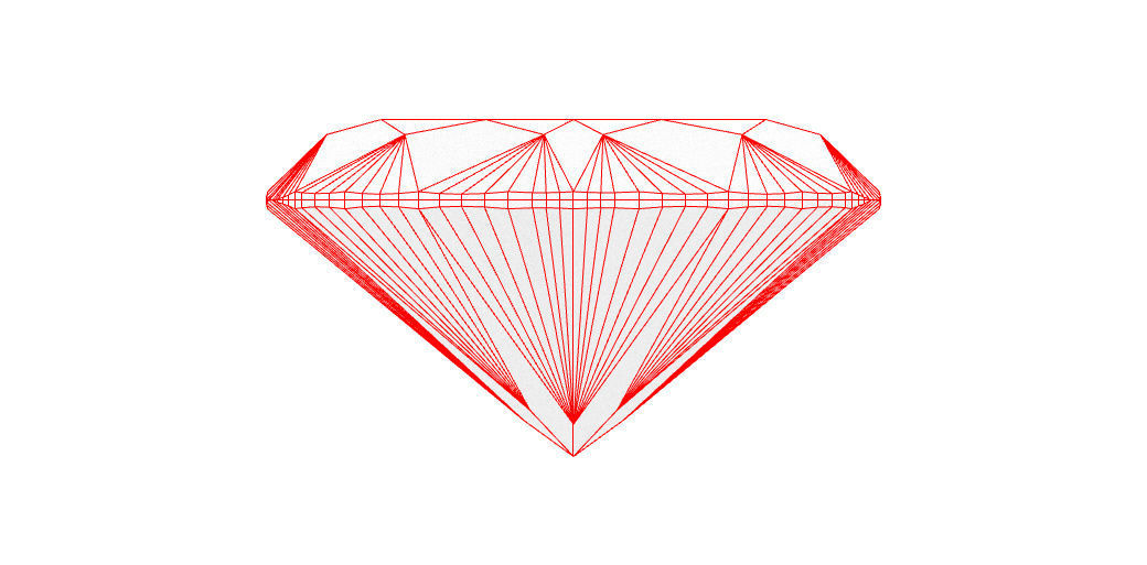 Diamond - Heart 3D print model_7