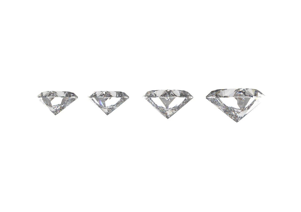 Diamond - Heart 3D print model_1