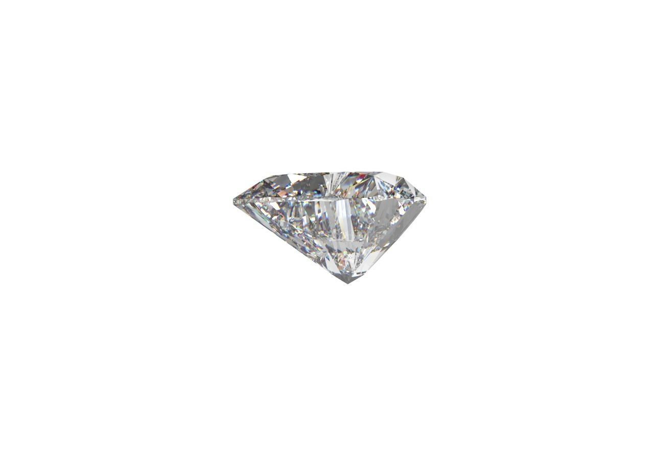 Diamond - Heart 3D print model_2