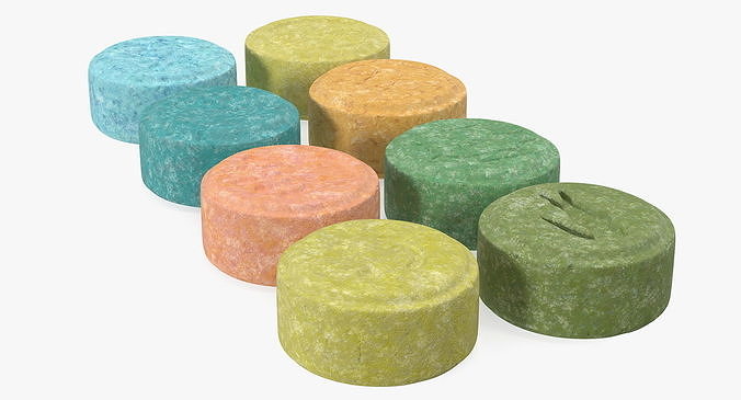 Ecstasy Pills Set 3D model 4