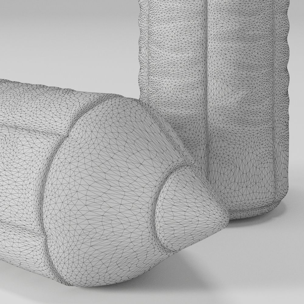 MORETTICOMPACT Felted Pencil Pillow 3D model_1