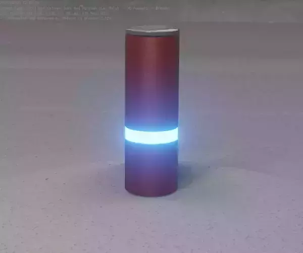 Dark Red Light-Column -5- Street-Light 9