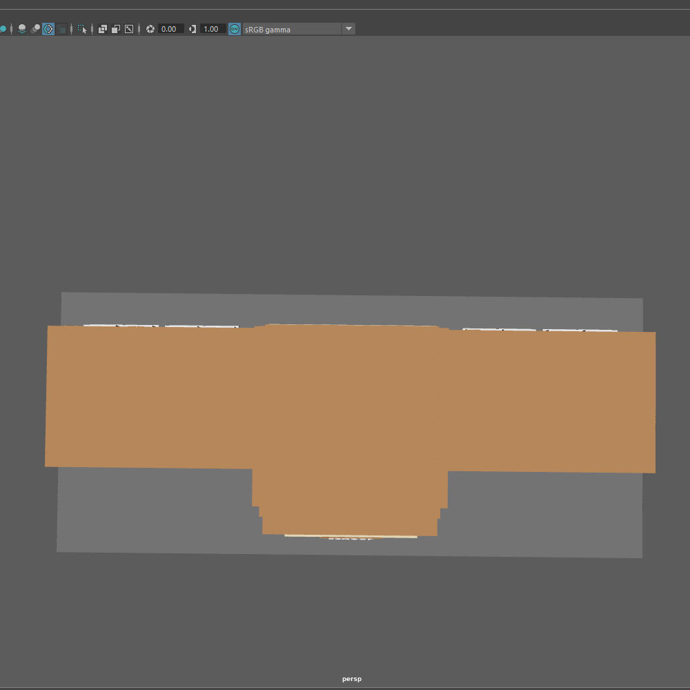 School Building Cartoon Low-poly 3D model_12