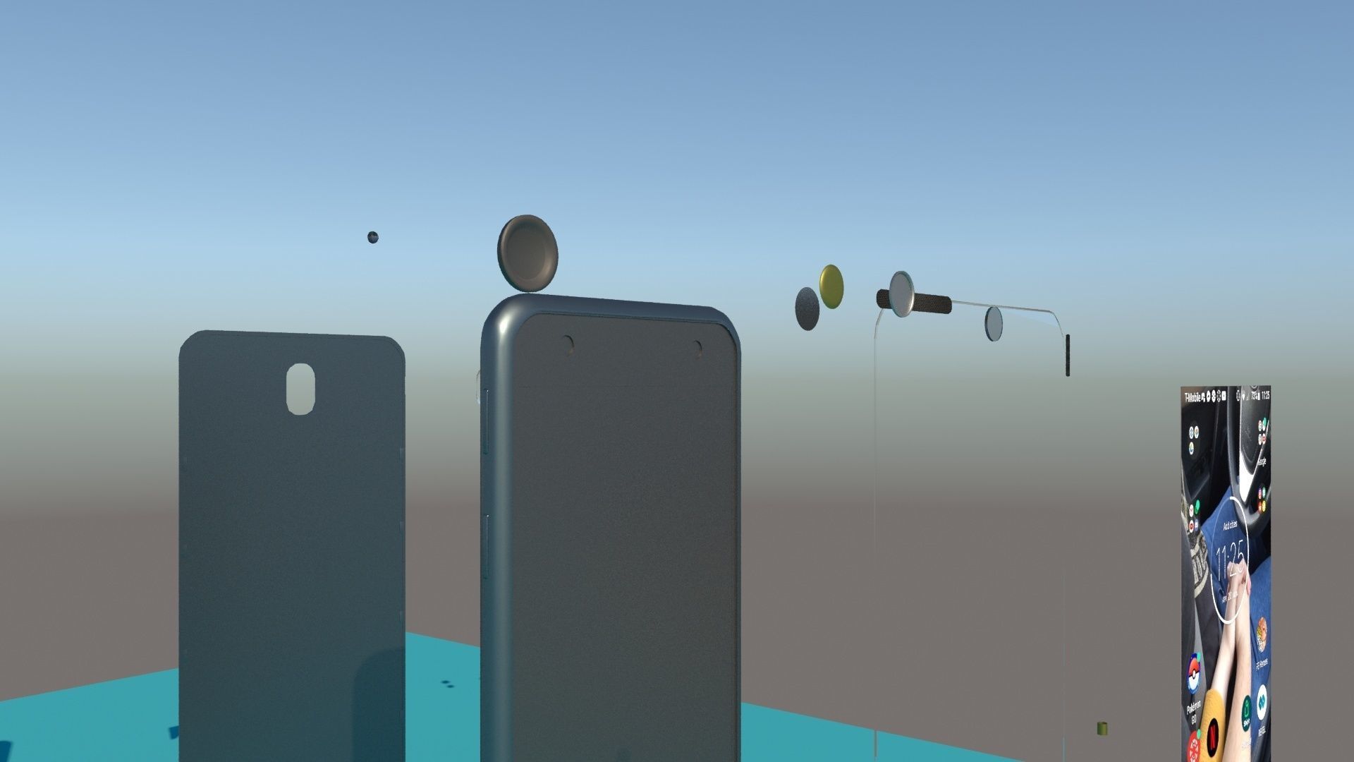 3D Phone Model Free 3D model_12