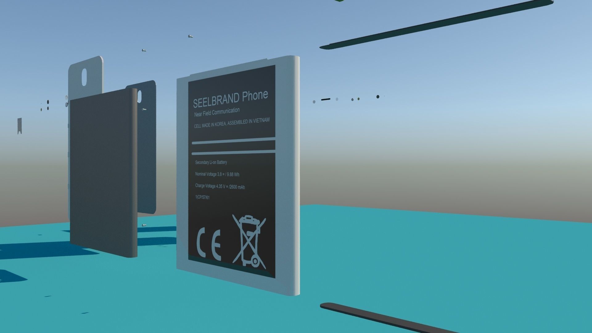 3D Phone Model Free 3D model_14