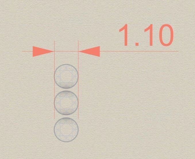 Model 88 Rectangular Facet Diamond Ring Modern EU size 3D print model_7