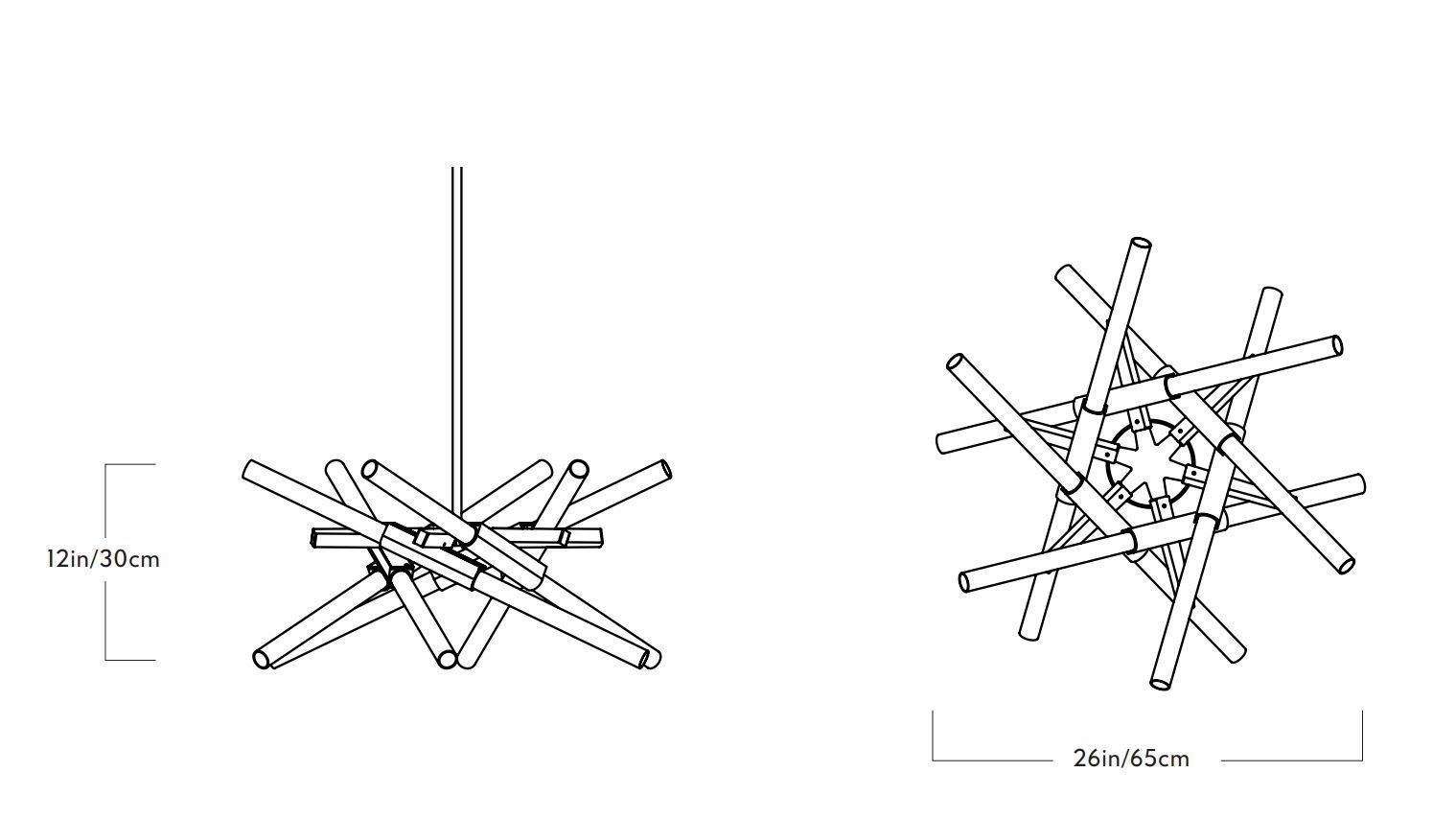 Astral Agnes 01 - 12 Lights by Lindsey Adelman Ceiling Light Free low-poly 3D model_8