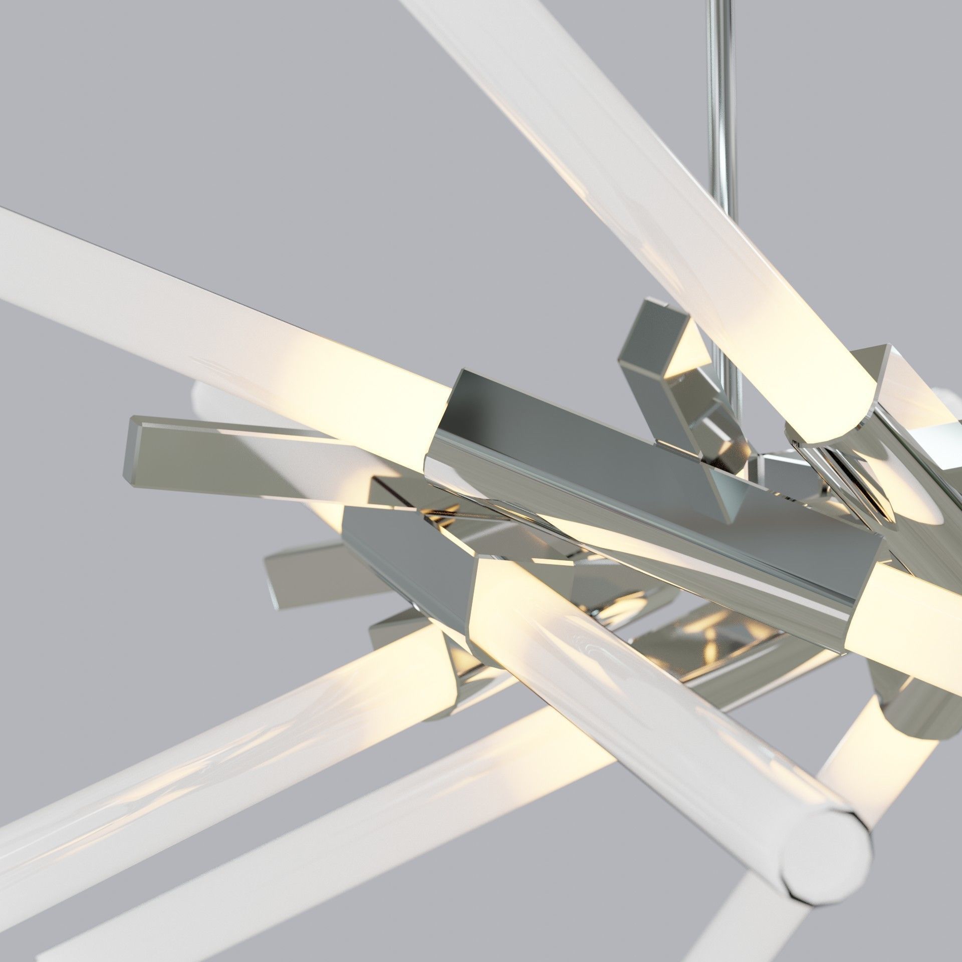 Astral Agnes 01 - 12 Lights by Lindsey Adelman Ceiling Light Free low-poly 3D model_2