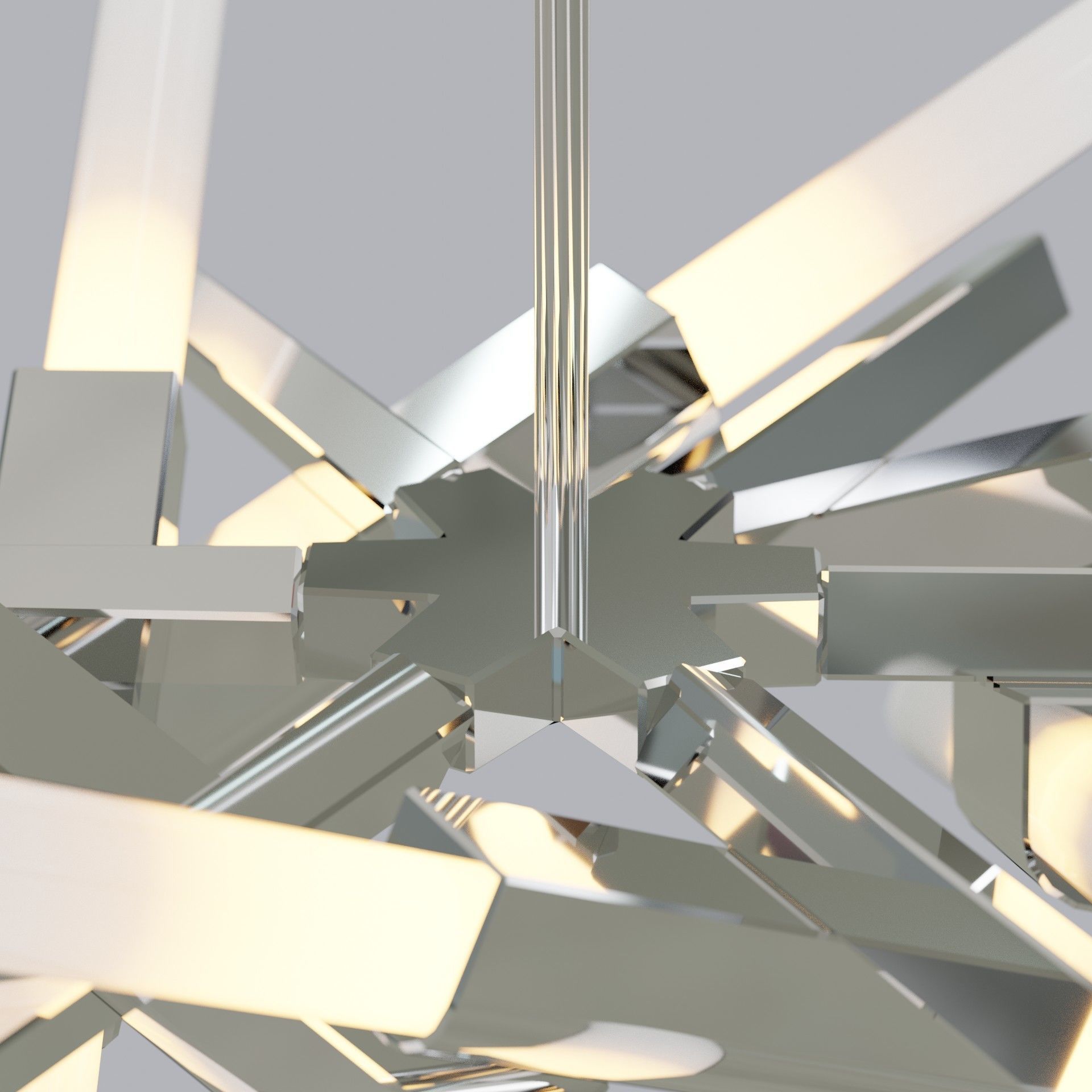 Astral Agnes 01 - 12 Lights by Lindsey Adelman Ceiling Light Free low-poly 3D model_4