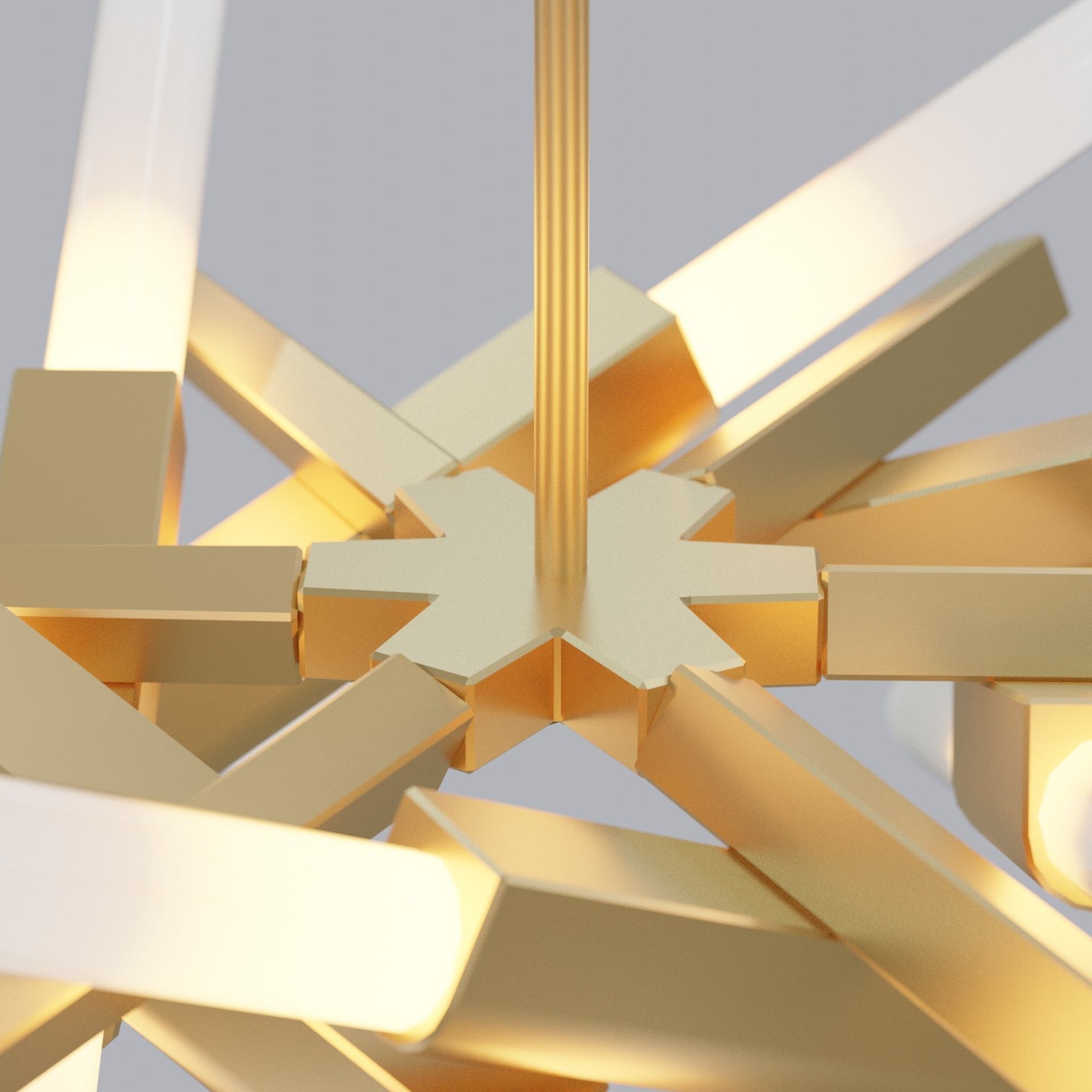 Astral Agnes 01 - 12 Lights by Lindsey Adelman Ceiling Light Free low-poly 3D model_1