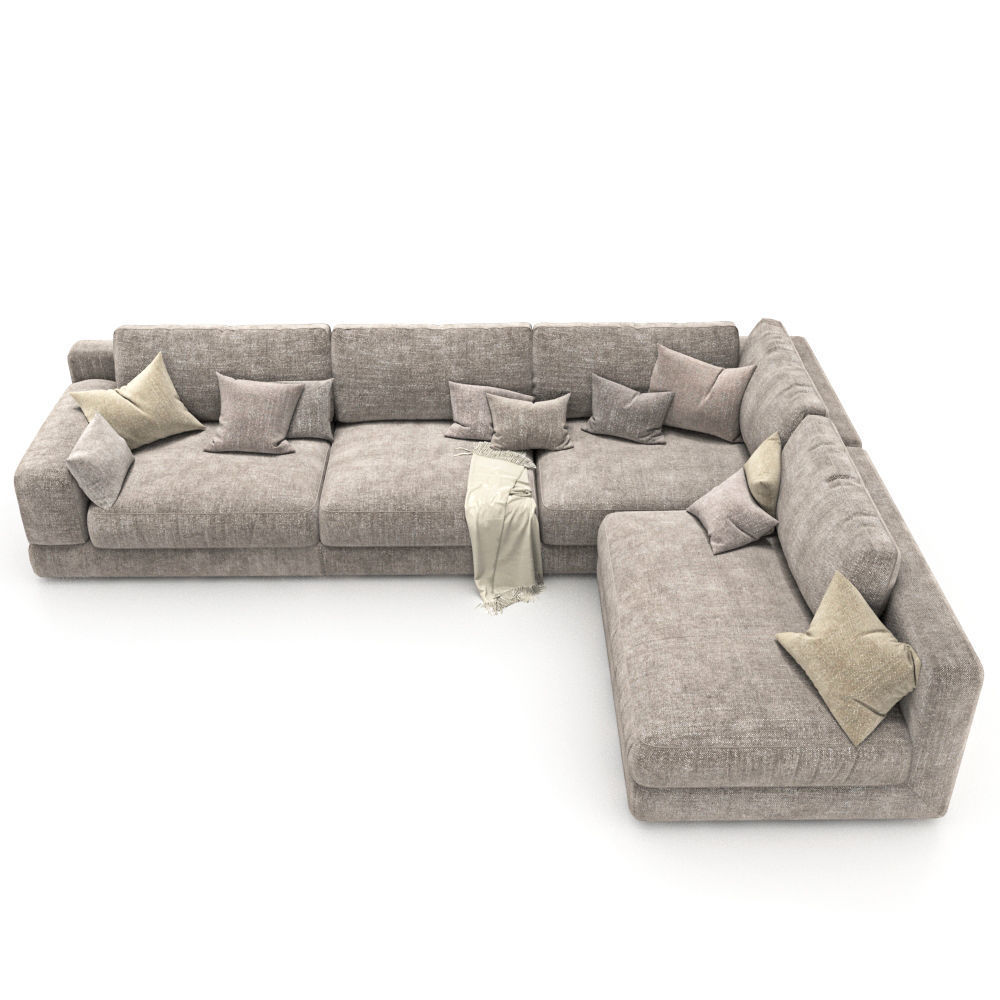 137-Sofa Natuzzi Agora2989 1 3D model_1