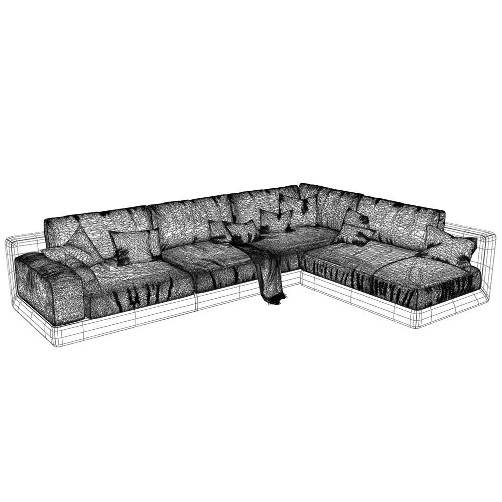 137-Sofa Natuzzi Agora2989 1 3D model_3