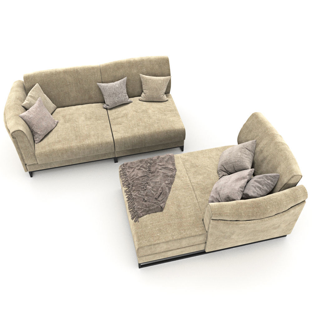 141-Sofa natuzzi armonia2788 var 1 3D model_1