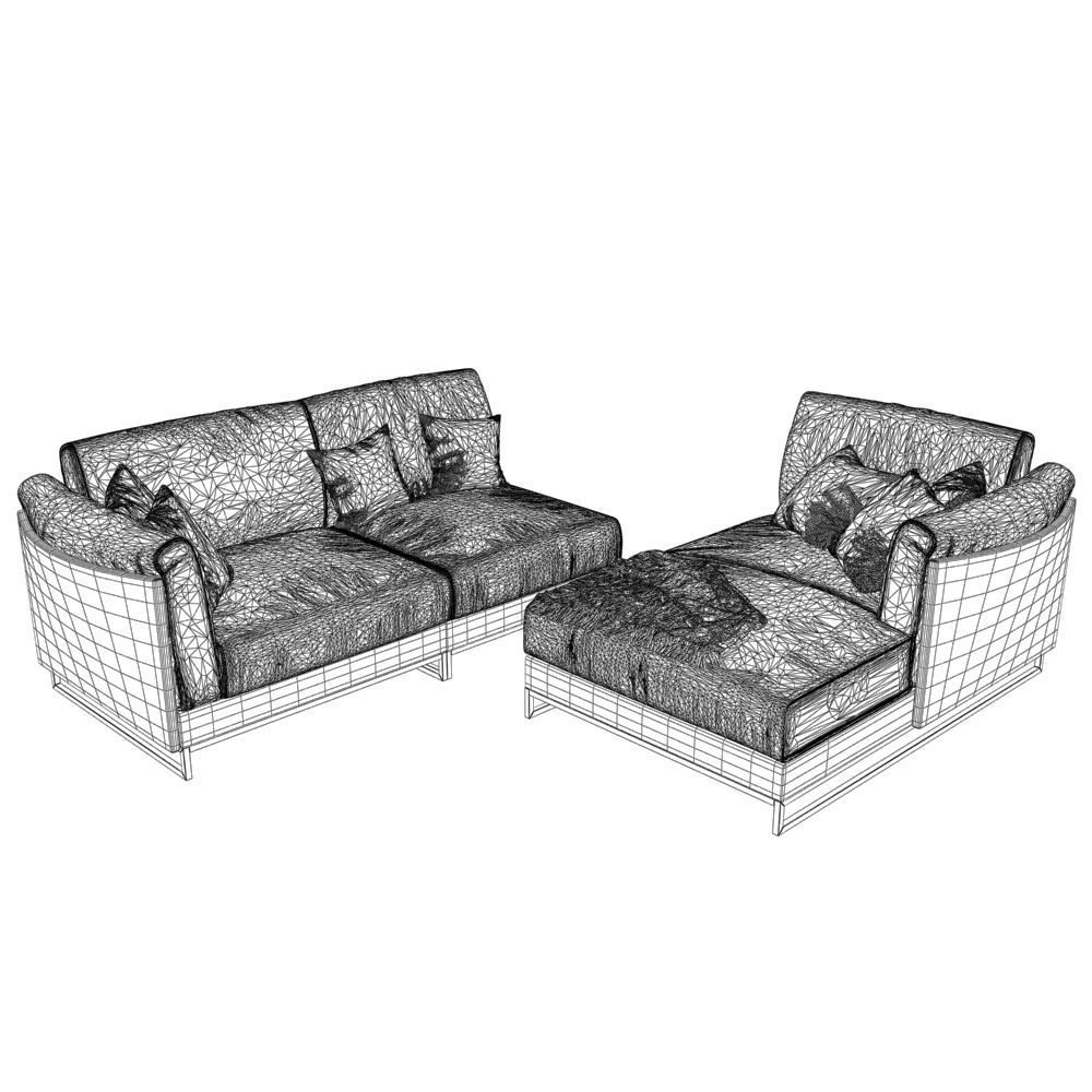 141-Sofa natuzzi armonia2788 var 1 3D model_3