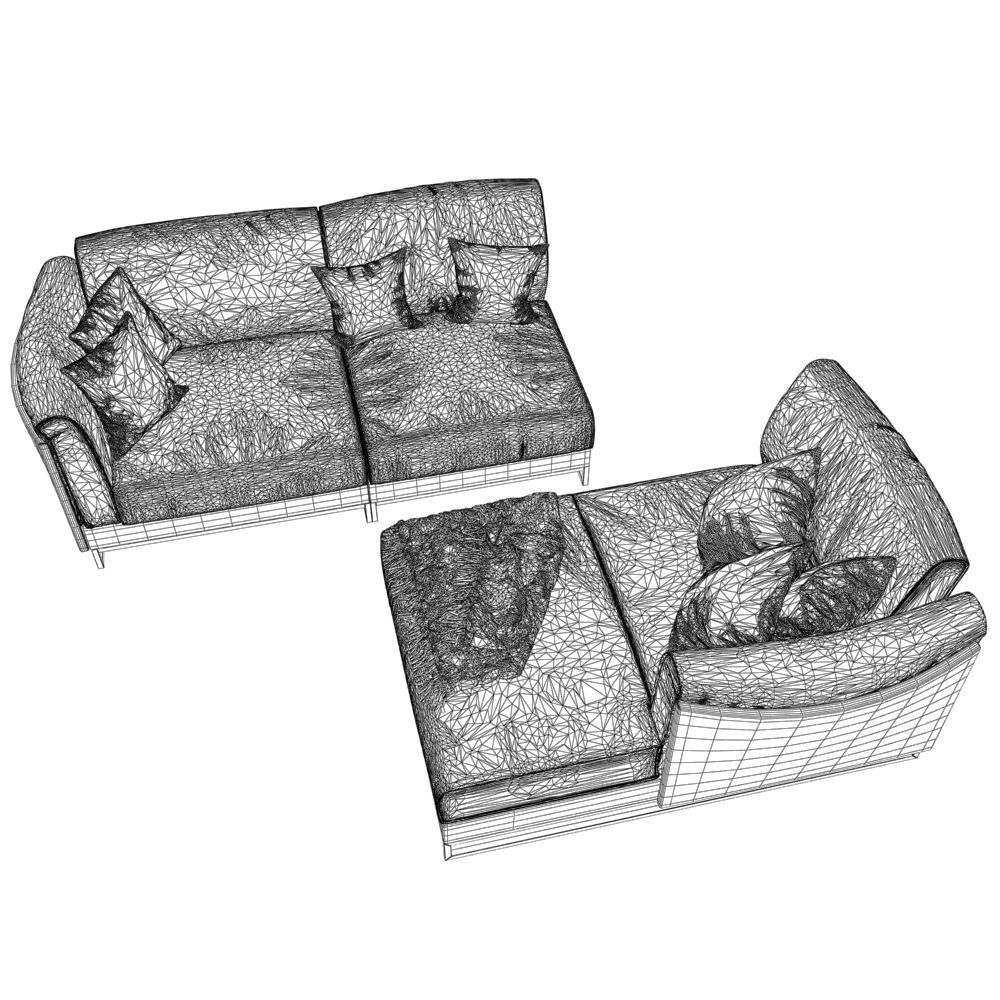 141-Sofa natuzzi armonia2788 var 1 3D model_4