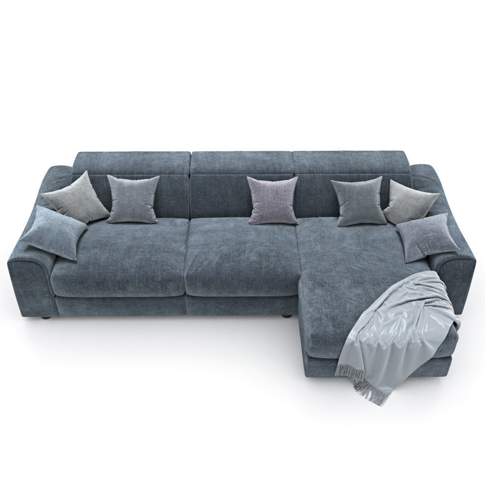 142-Sofa natuzzi Attesa2827 2 3D model_1