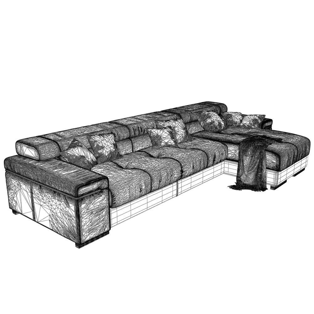 143-Sofa natuzzi Avana 3 3D model_3