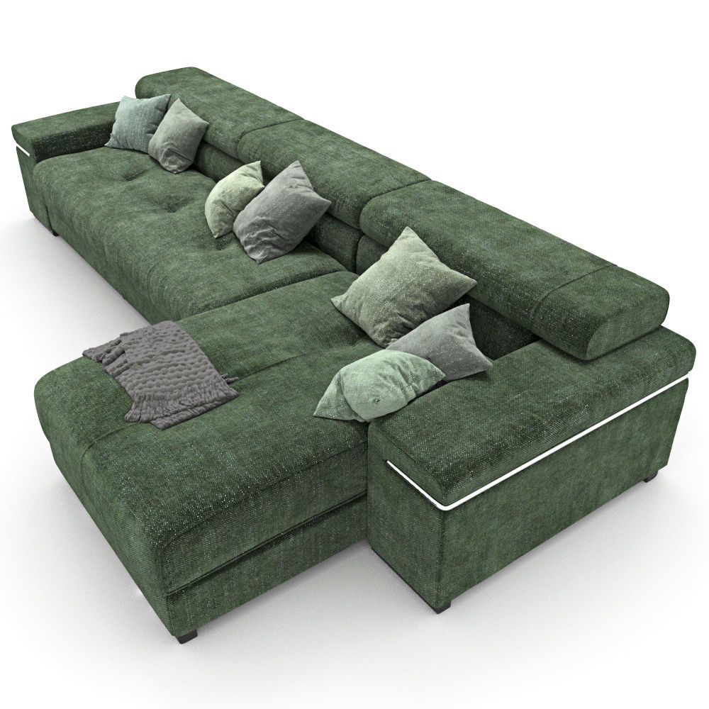143-Sofa natuzzi Avana 3 3D model_2