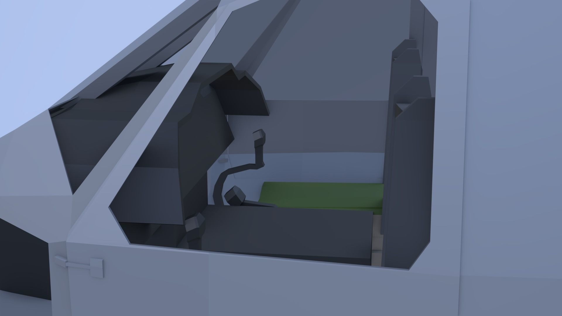 SH-60 seahawk low poly Low-poly 3D model_16