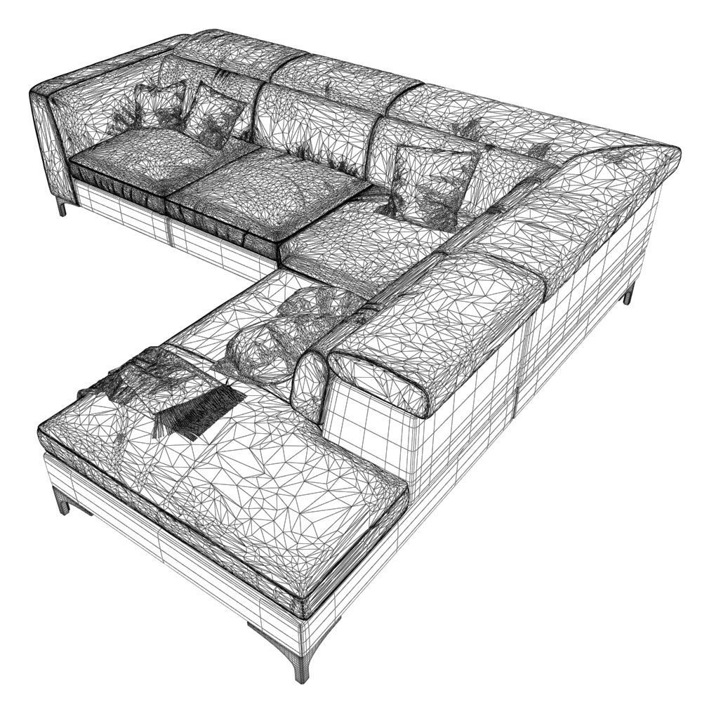 152-Sofa natuzzi Elios 2979 4 3D model_5