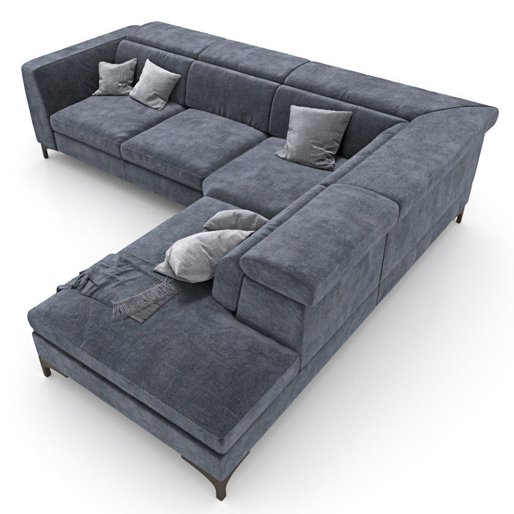 152-Sofa natuzzi Elios 2979 4 3D model_2