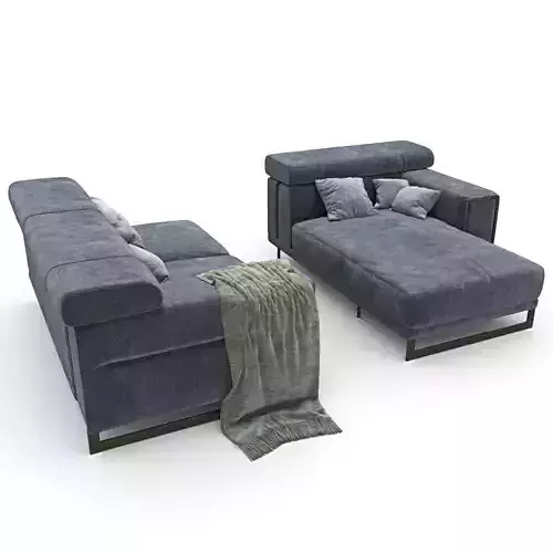 156-Sofa natuzzi Etoile 2623 var 4