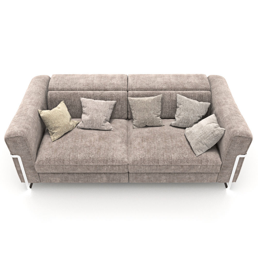 157-Sofa natuzzi fidelio 2907 1 3D model_1