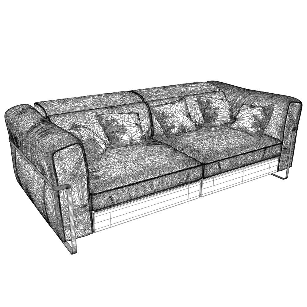 157-Sofa natuzzi fidelio 2907 1 3D model_3