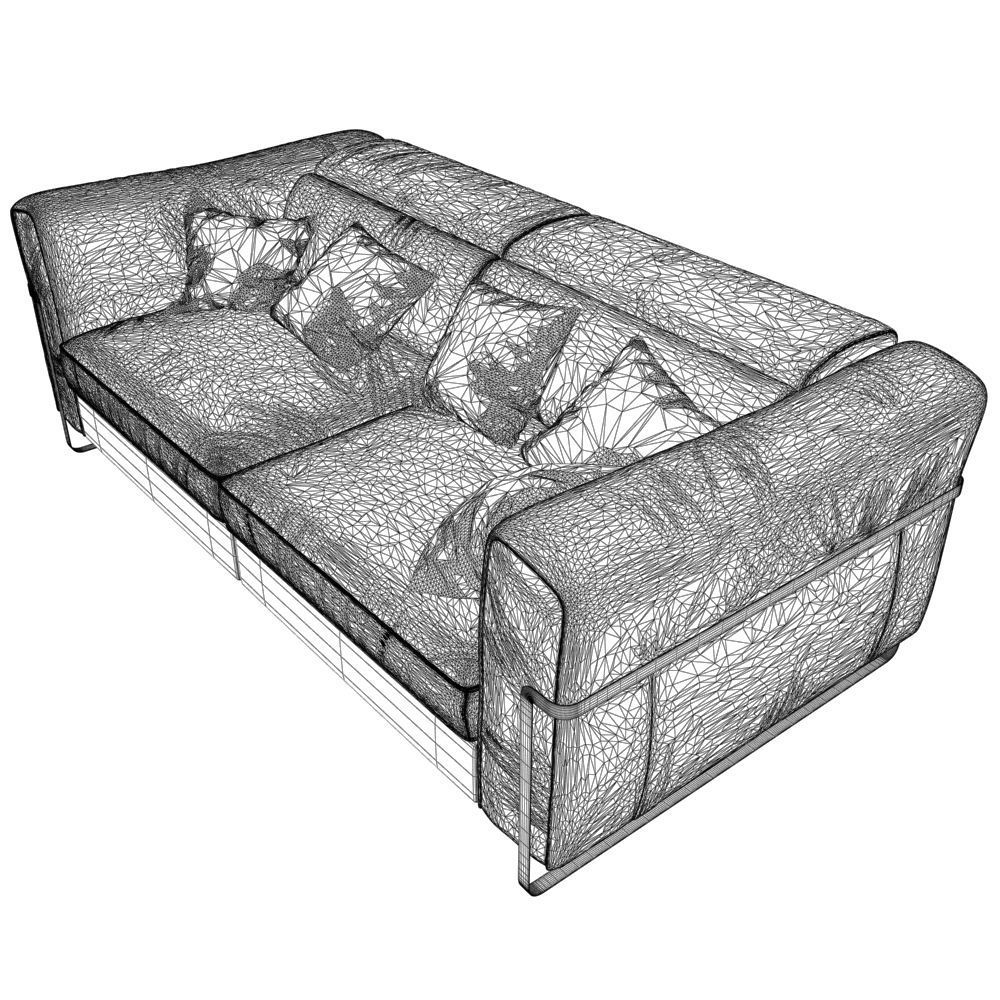 157-Sofa natuzzi fidelio 2907 1 3D model_5