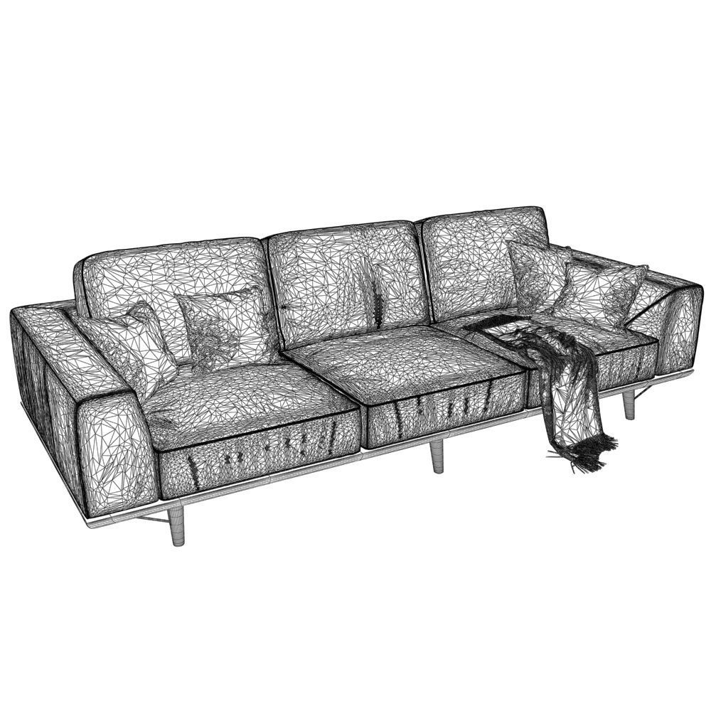 159-Sofa natuzzi Gio 2912 3 3D model_3