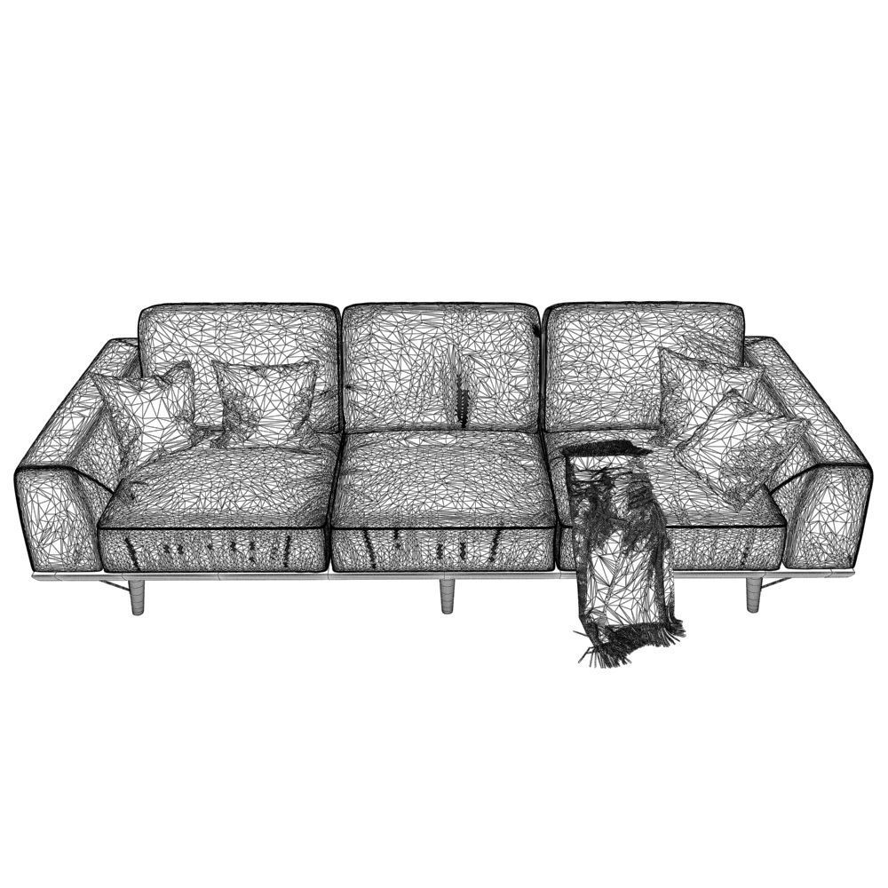 159-Sofa natuzzi Gio 2912 3 3D model_4