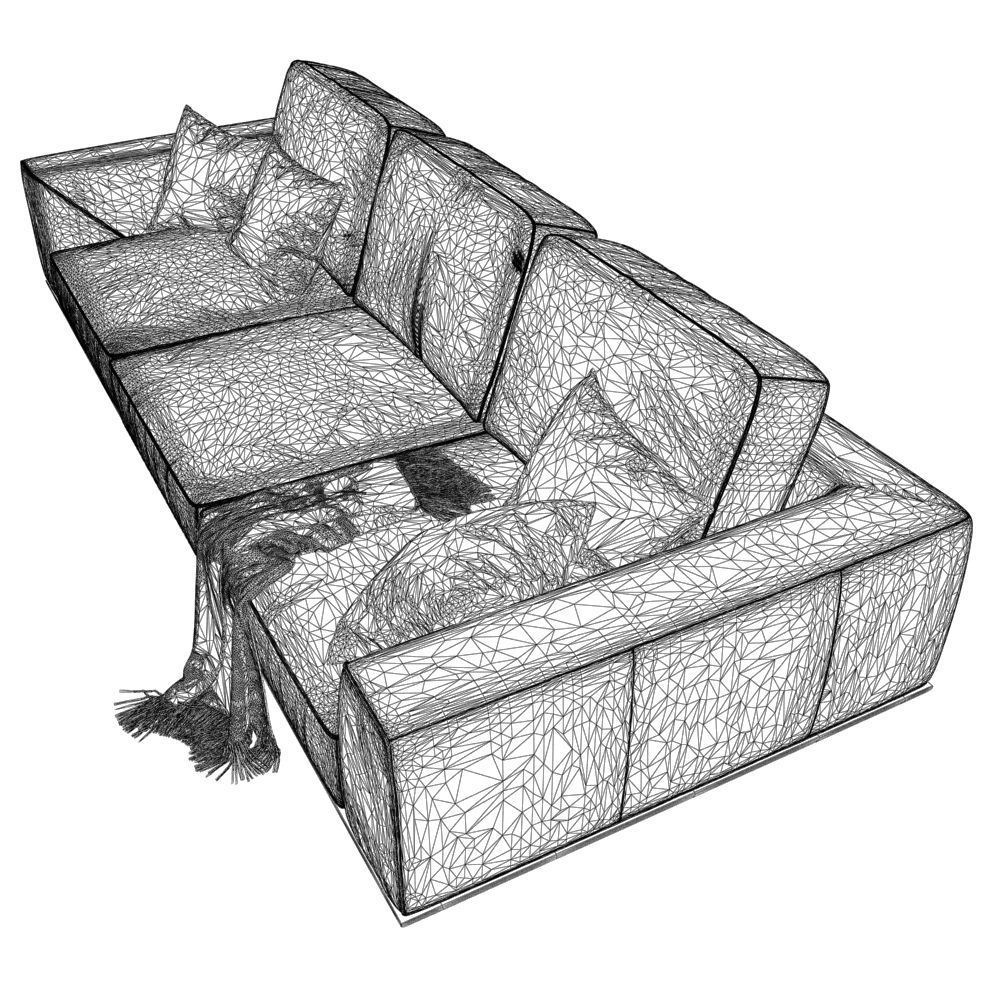 159-Sofa natuzzi Gio 2912 3 3D model_5