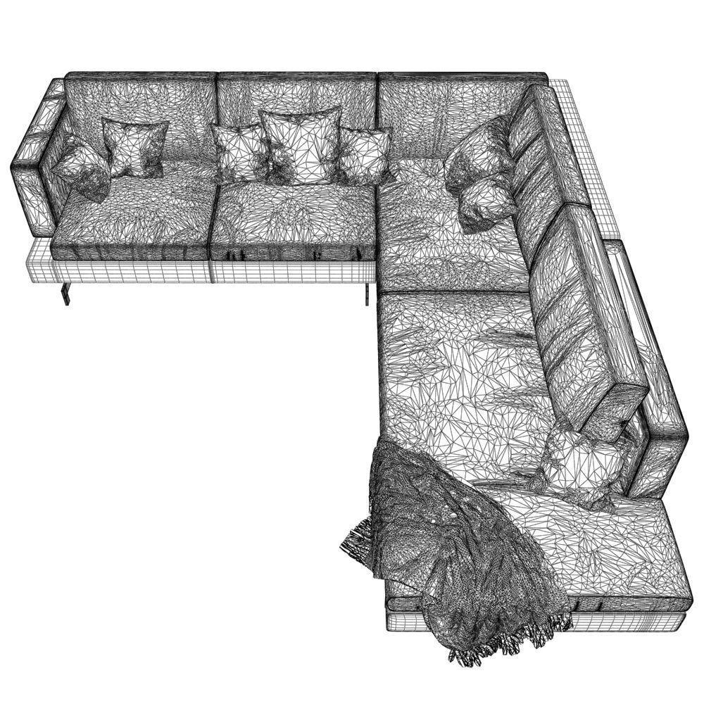 168-Sofa Natuzzi Jeremy 4 3D model_4
