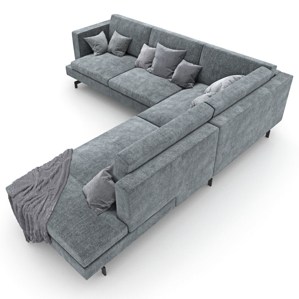 168-Sofa Natuzzi Jeremy 4 3D model_2