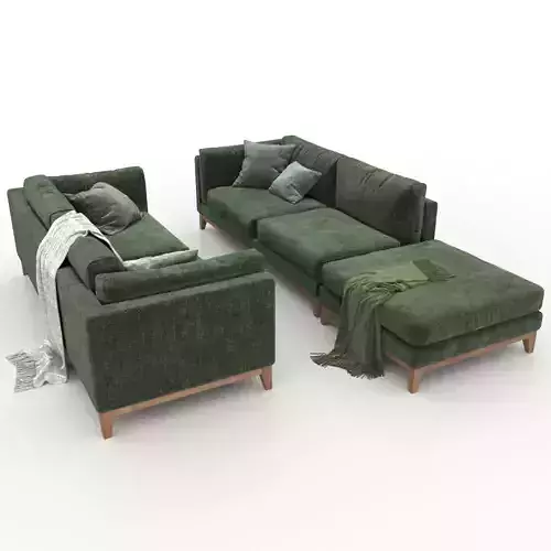 179-Sofa Cristal Sofa Club var 3 3D model